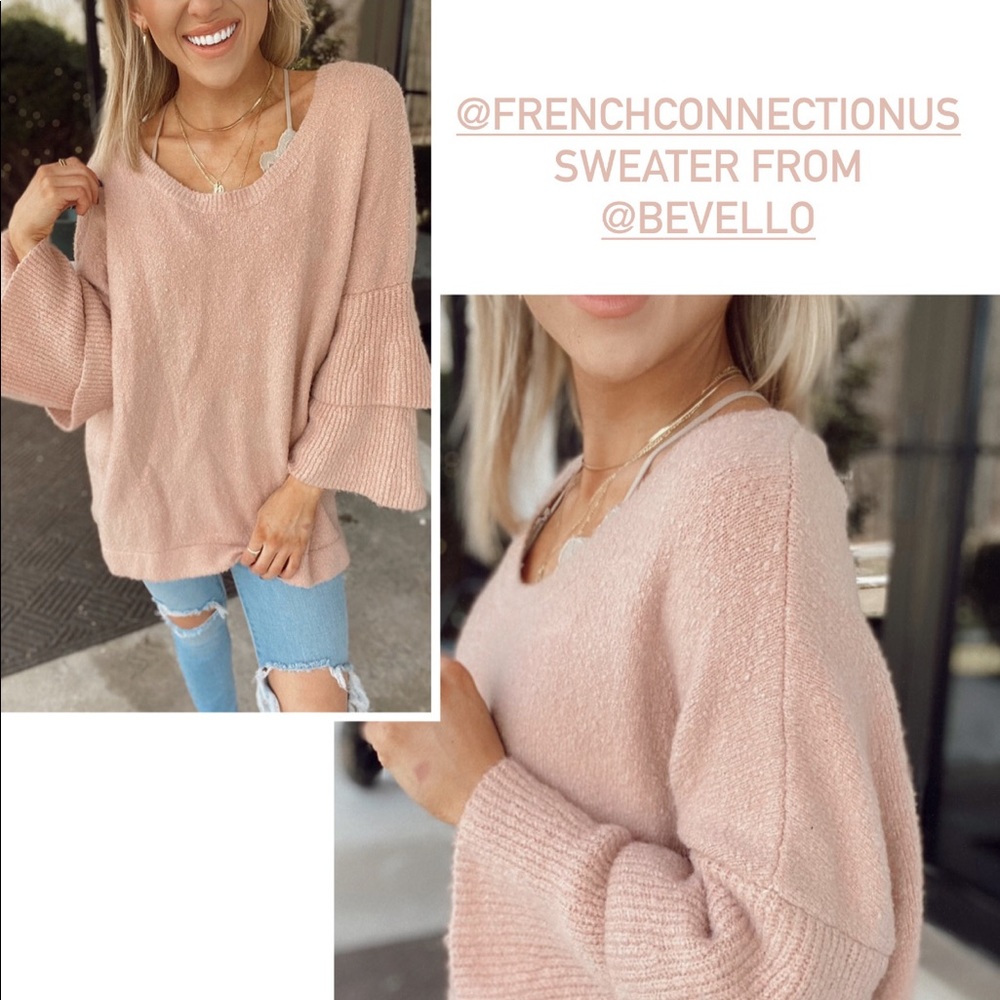 Pink sweater French Connection
